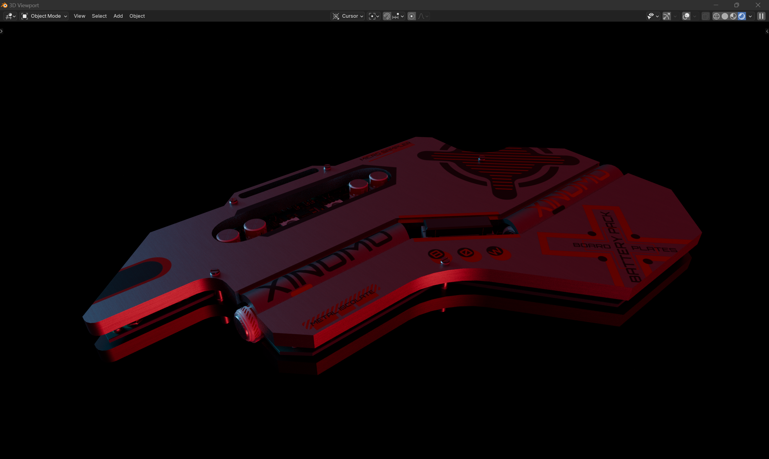 Quick render of the custom bord, showin off the texture work at front