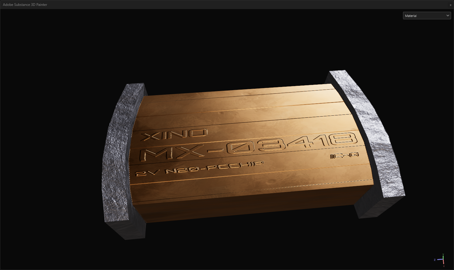 Substance painter textured small bit