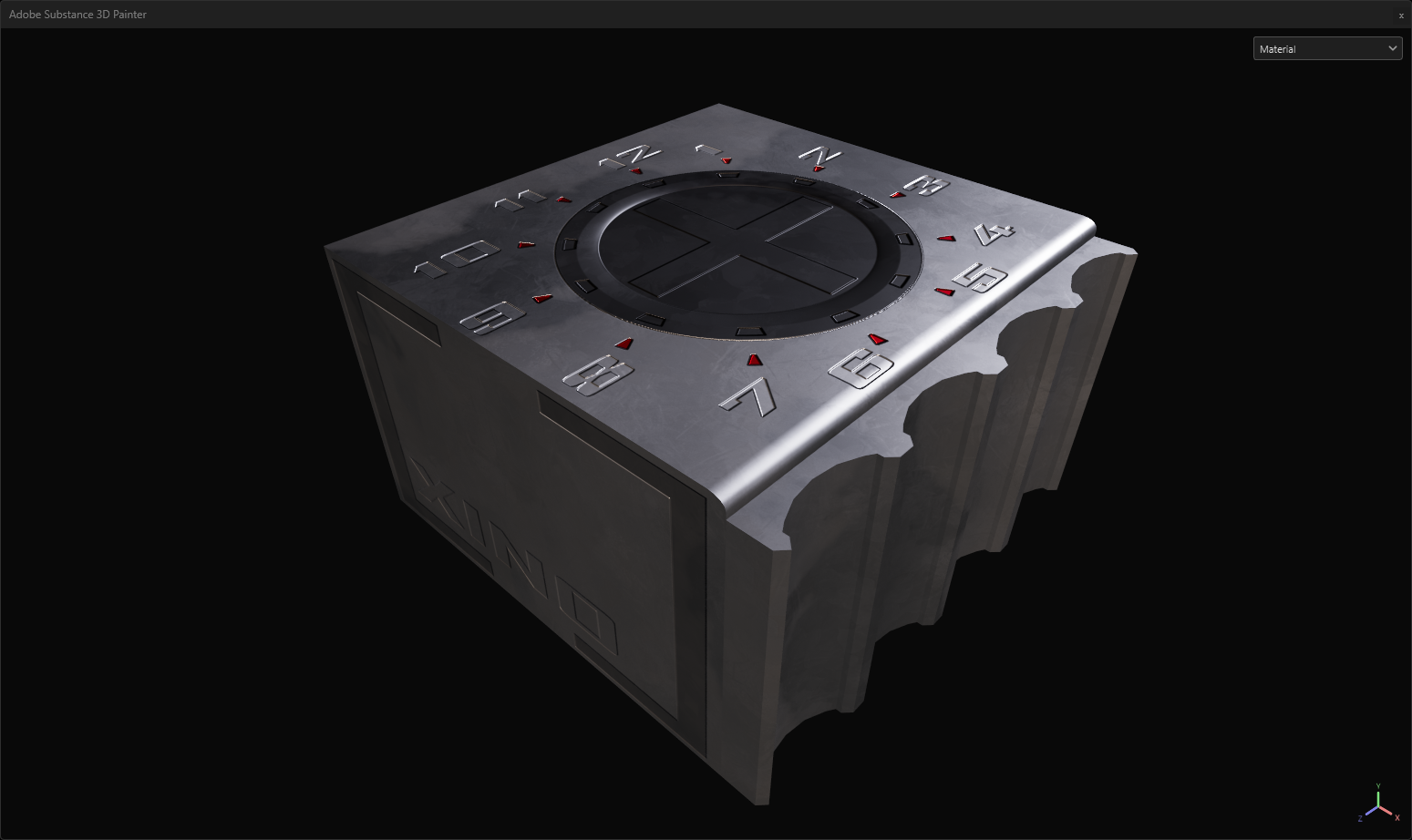 Substance painter textured electric switcher